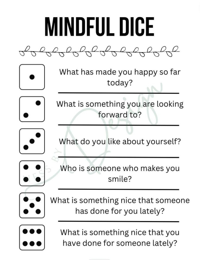 Set Your Intentions Worksheet for Middle Grade Students Mindfulness Practice worksheet helping sixth graders set their intentions