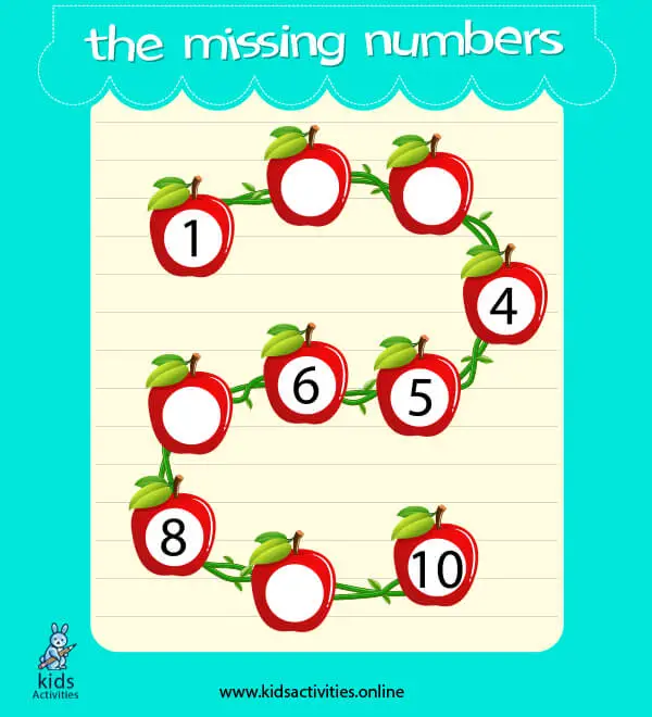 Kids engaging with the Missing Numbers Game featuring Jungle Joe worksheet