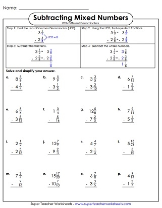 Fourth grade students using shaded shapes to solve mixed number addition and subtraction equations