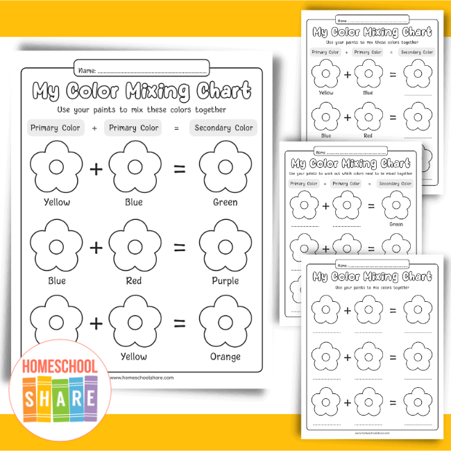 A kindergarten student coloring primary and secondary circles on a science worksheet