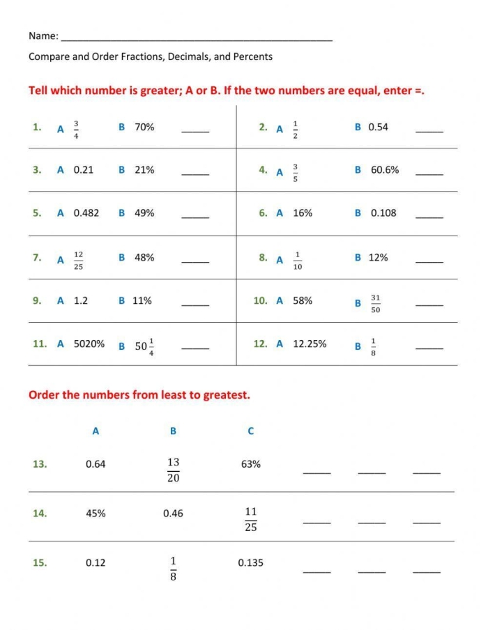 Fourth grade math worksheet featuring money practice exercises for converting values into fractions and decimals