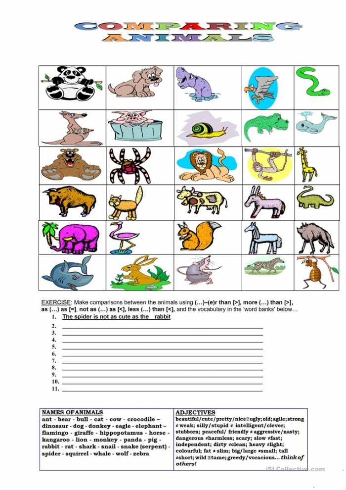 Colorful worksheet for preschoolers to practice counting and comparing groups of animals. Engaging More or Less Animals activity for early math skills.