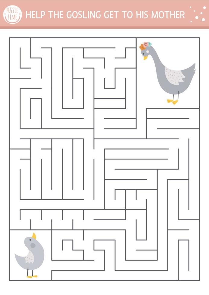 Kindergarten coloring worksheet featuring a mother animal and her baby for physical science class