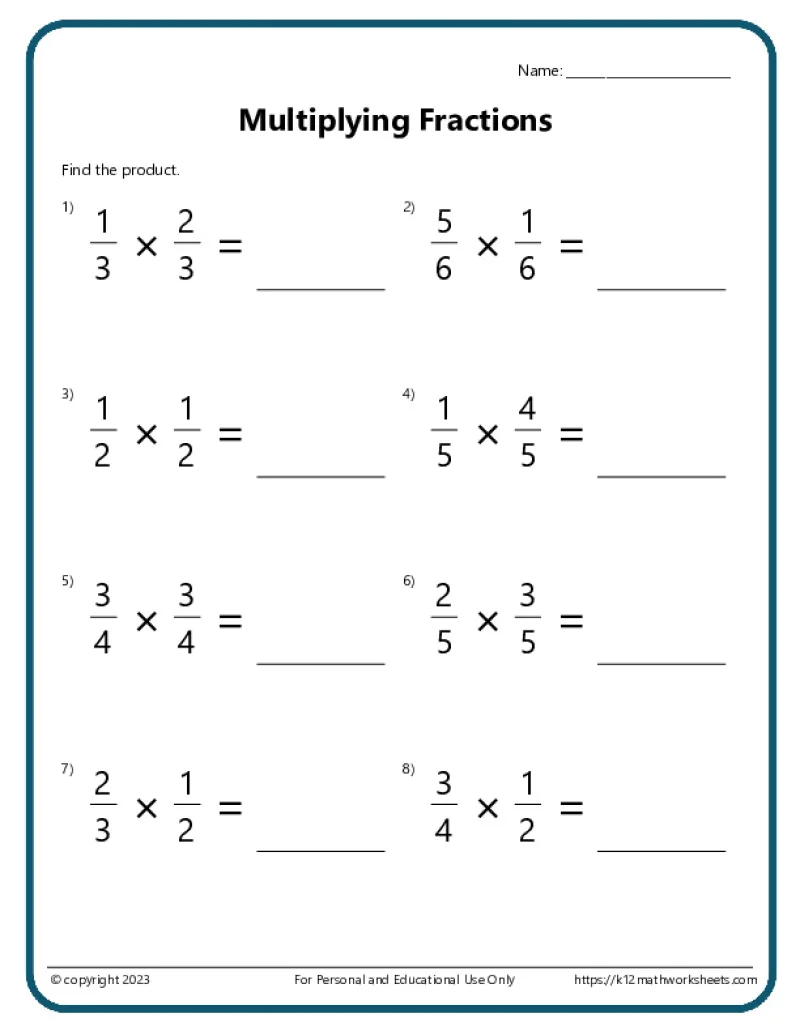 Third grade worksheet showing how to solve addition and multiplication equations using acorn illustrations