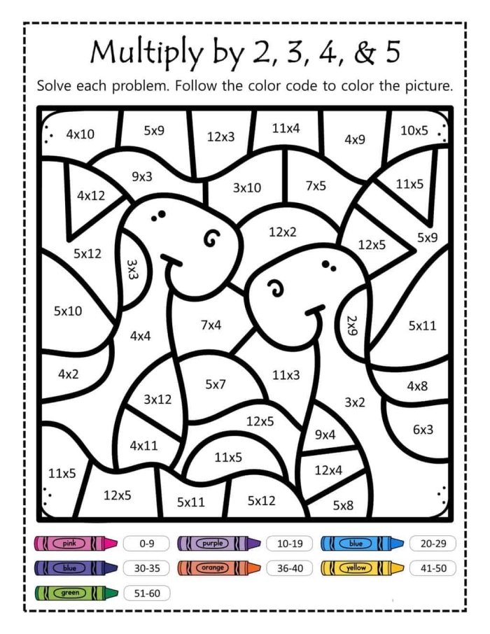 Multiplication Color by Number Gumballs Math Activity 5 Third grade student working on a Multiplication Color by Number Gumballs worksheet