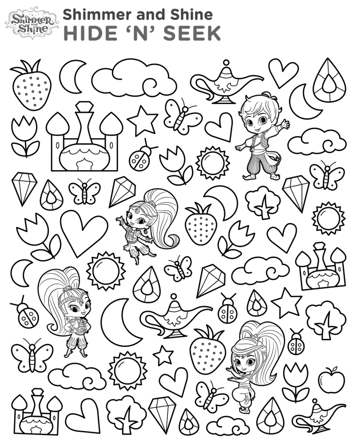Hide and Seek Multiplication Worksheet 9 Ocean Theme Kindergarten multiplication hide and seek worksheet with an octopus and ocean objects