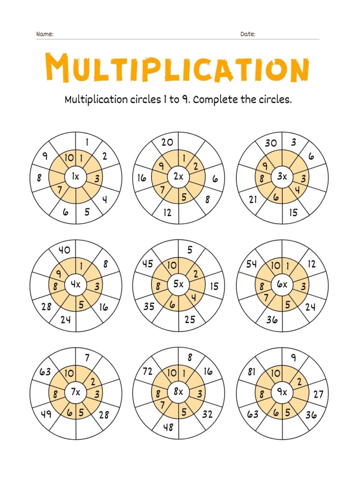 Third grade earth and space science multiplication fact worksheet with regrouping exercises