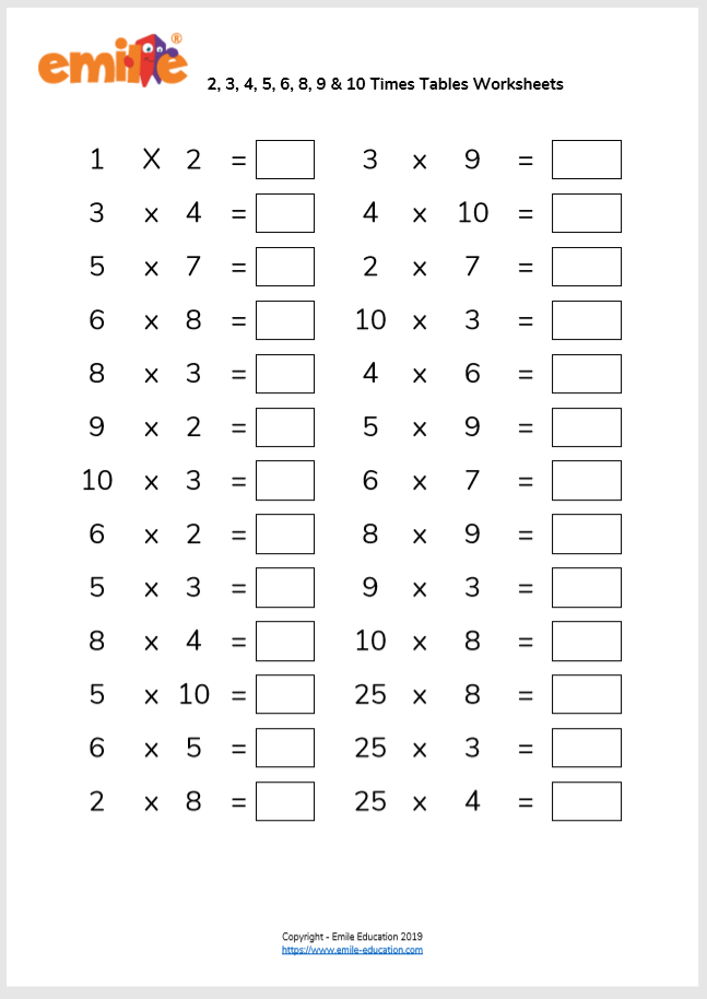 Times tables by 2s math practice sheet for elementary students learning multiplication basics Third grade student practicing multiplication facts with times tables of 2 worksheet exercise 12