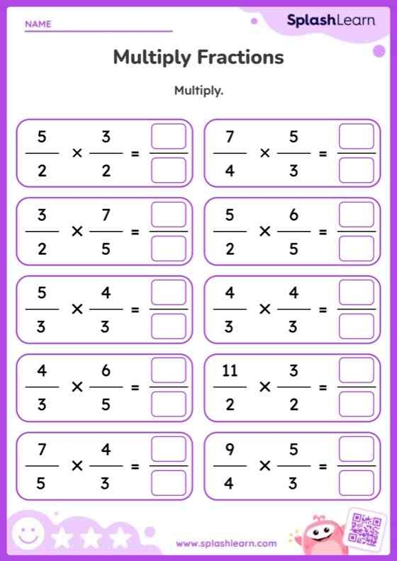 Third grade students working on a Multiplying by Five worksheet, solving equations and filling in a multiplication chart. Engaging math activity for third graders focused on multiplication by 5.