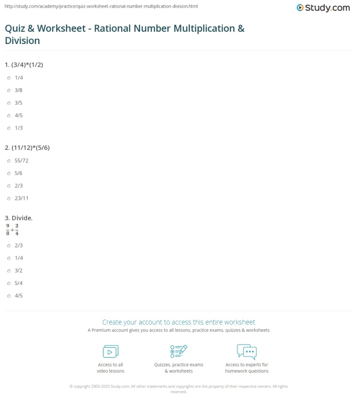 Multiplying and Dividing Rational Numbers Worksheet Image 25 Worksheet for practicing multiplication and division of rational numbers for seventh graders