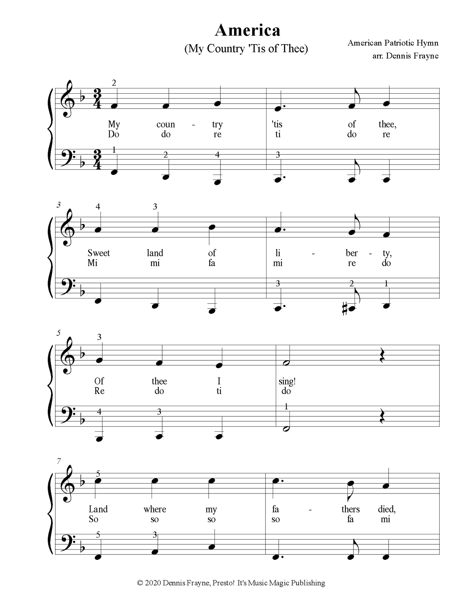 Worksheet featuring the lyrics to My Country 'Tis of Thee for coloring and counting activities