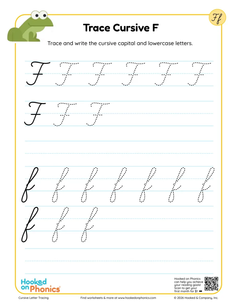 First grade student using a My Reading Goals worksheet to track their learning progress