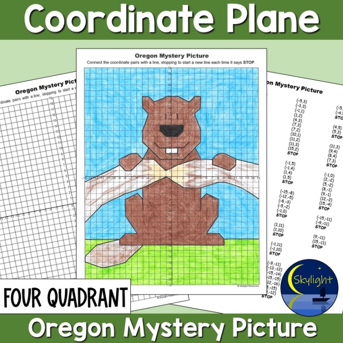 Engage with data and graphing through a fun coordinate grid activity in the big city Mystery Picture Graph worksheet featuring a big city theme for fifth-grade math students