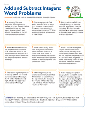 First grade math worksheet featuring addition and subtraction problems to reveal a mystery word. Adding and Subtracting: What's the Word? 1 worksheet for young learners.