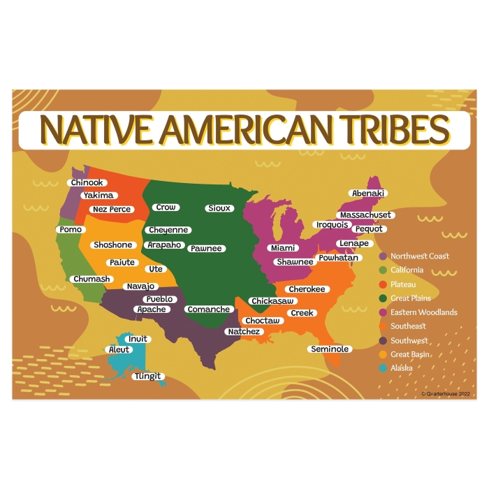 Native American Cultures and Their Geographic Homelands Educational Worksheet Third grade students explore Native American cultural regions through an interactive coloring activity worksheet