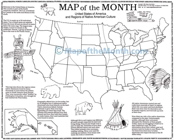 Native American Cultural Areas Learning Activity for Elementary Students Third grade students coloring and learning about Native American cultural regions and where different tribes lived across North America