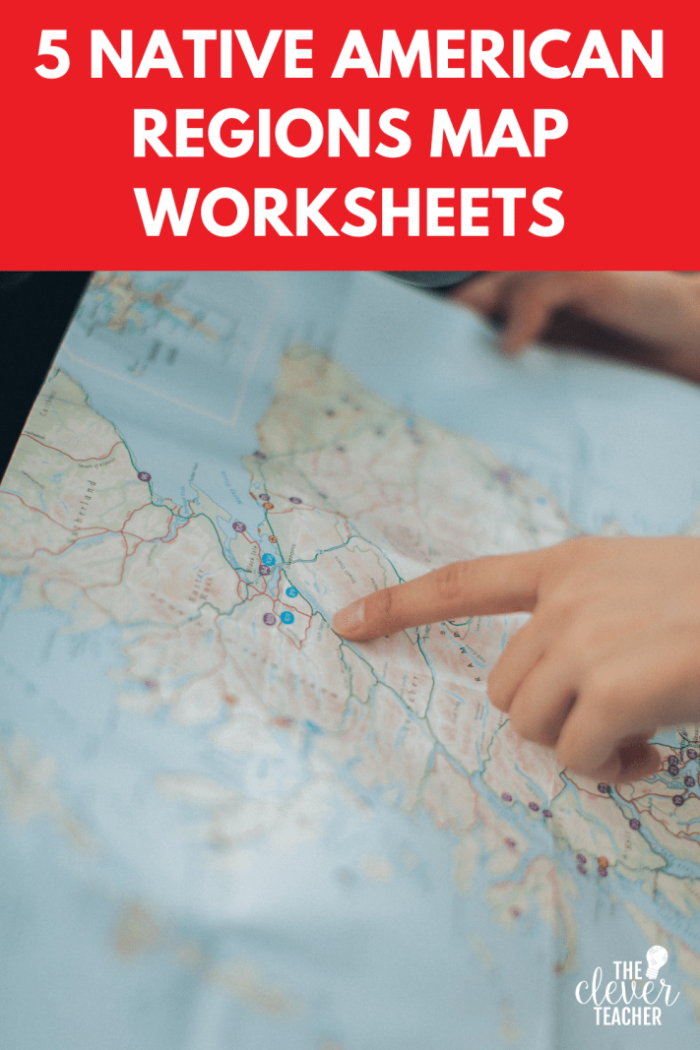 Third Grade Native American Cultures Geographic Distribution Worksheet Activity 14 Map of Native American cultural regions showing different tribal areas and geographic locations for third grade students to color and learn