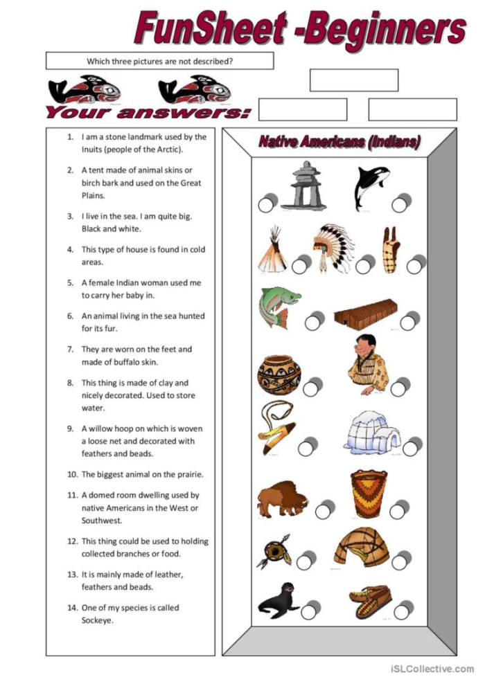 Native American Cultural Areas worksheet for grade three students image 25 Third grade coloring worksheet featuring a map of Native American cultural regions
