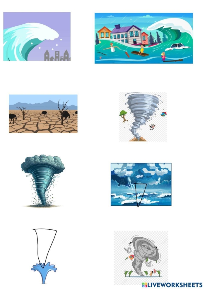 Master of Disaster Vocabulary Worksheet Image 21 Third grade worksheet featuring a Master of Disaster vocabulary word search and matching activities about natural disasters.
