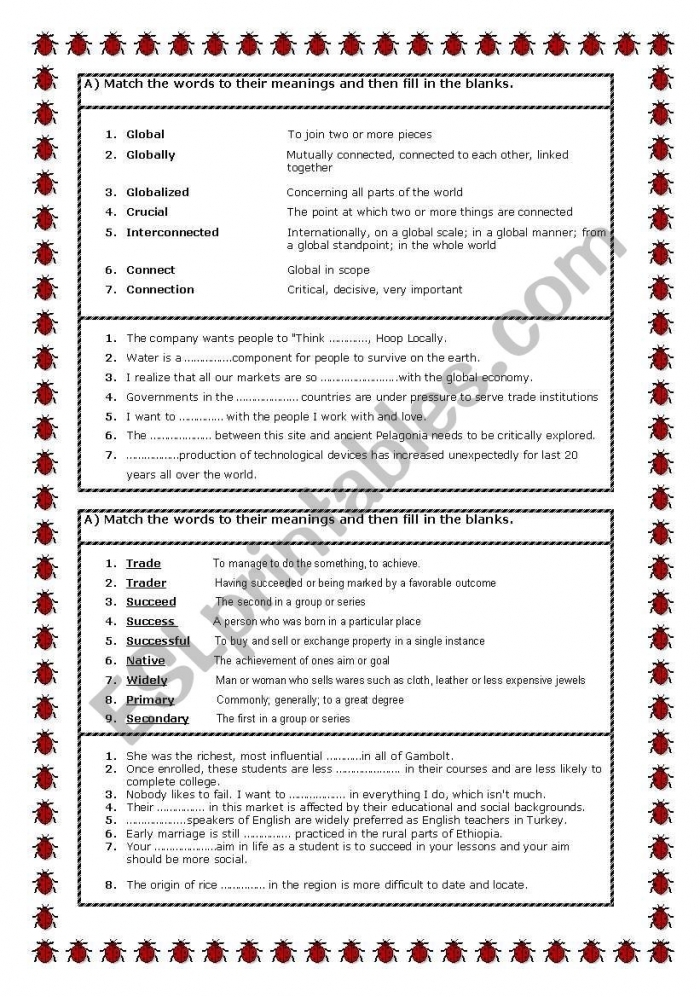 Master of Disaster Vocabulary Practice Activity for Elementary Science Learning Third grade student completing a natural disaster vocabulary practice worksheet with illustrated examples