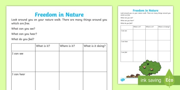 Engaging worksheet to teach young learners about acrostic poetry and creativity Nature Walk Acrostic Poems worksheet for kindergarten students, featuring instructions and examples