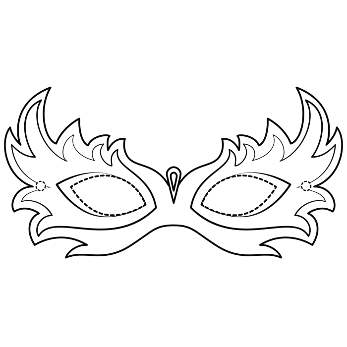 First grade student coloring an elegant masquerade mask for a New Year celebration worksheet 8
