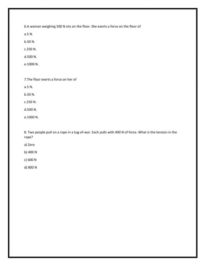 Vocabulary worksheet for Fifth Grade A fifth-grade worksheet illustrating Newton's Third Law of Motion with an example of push and reaction. Worksheet on Newton's Third Law for fifth-grade vocabulary learning.