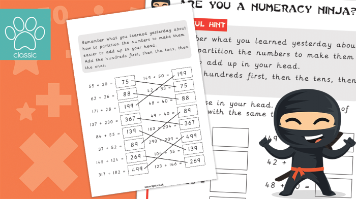 Engaging worksheet to help young learners master addition skills with a fun ninja theme Ninja Addition with Carrying worksheet for second graders practicing two-digit addition and regrouping