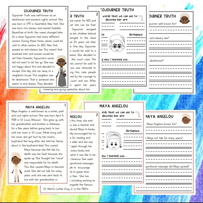 Children engaging with a worksheet on the history of cars in America from the 1700s