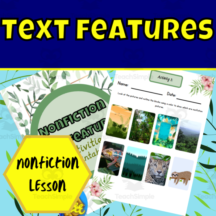Third grade students learning about kangaroos using text features and comprehension questions on a nonfiction worksheet