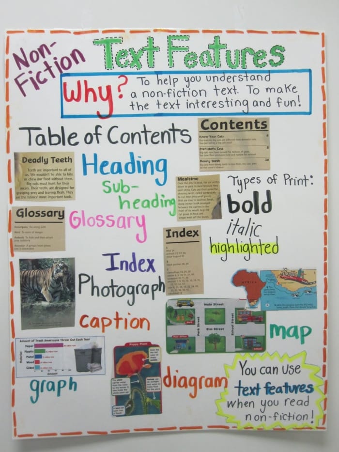Nonfiction Text Features Wild Wild Weather Reading Worksheet 8 Third grade student studying a nonfiction weather passage to identify text features
