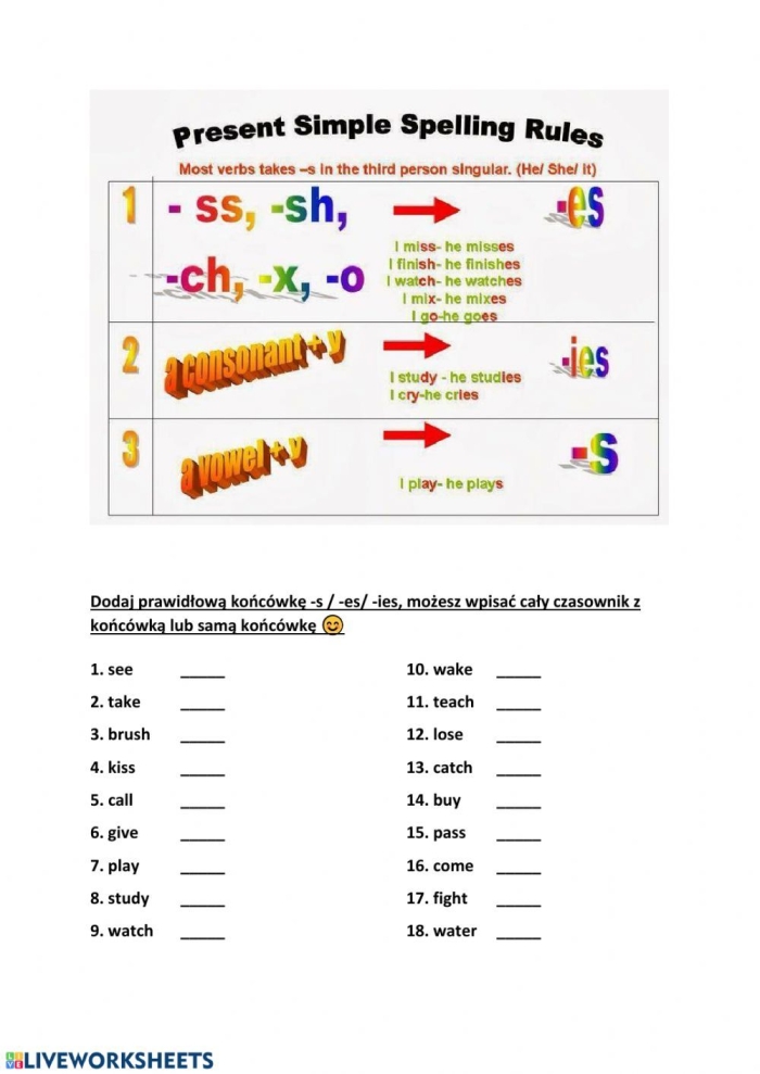 Second grade grammar worksheet focusing on changing singular nouns ending in y to plural ies