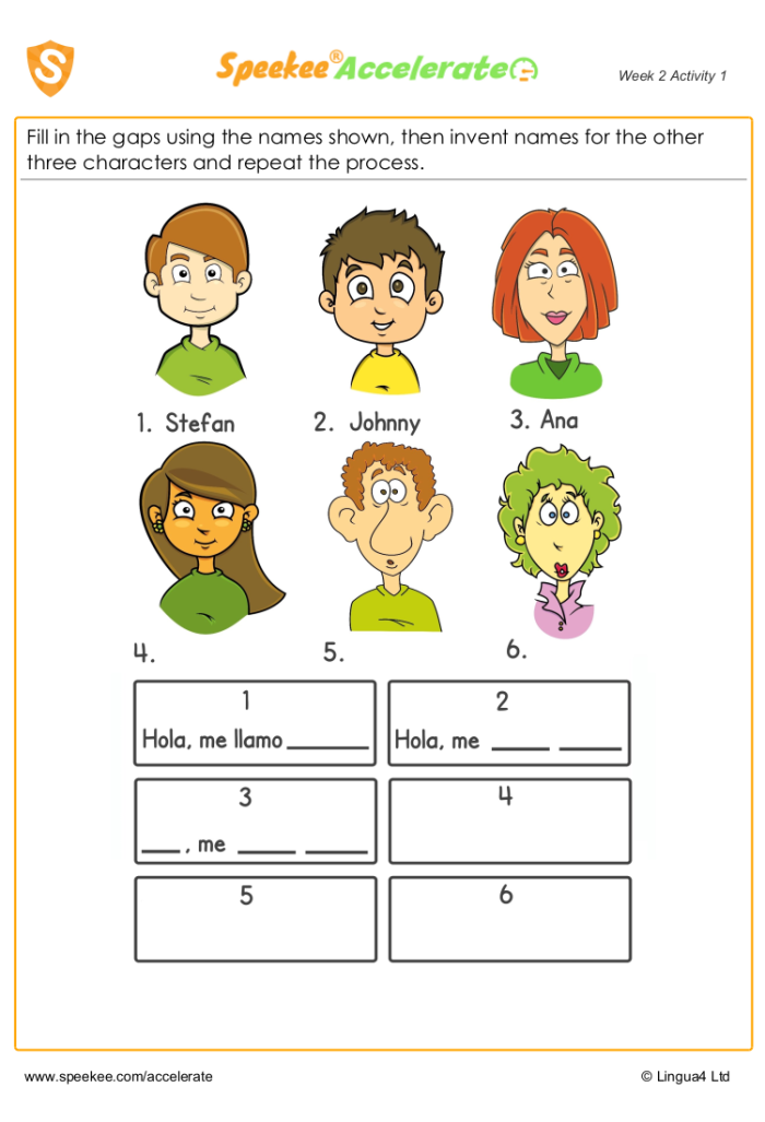 Engaging educational resource for understanding Spanish noun gender in fourth grade Nouns in Spanish worksheet illustrating gender rules for articles "el" and "la