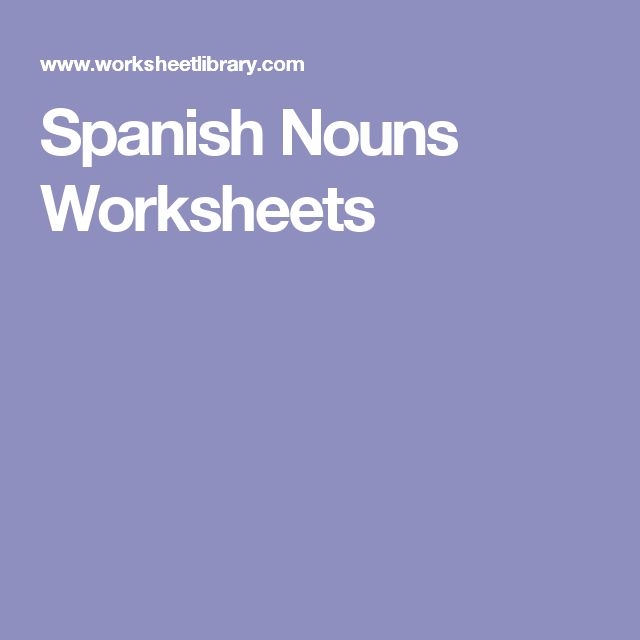 Educational resource on using "el" and "la" with Spanish nouns Nouns in Spanish worksheet for fourth graders focusing on gendered articles