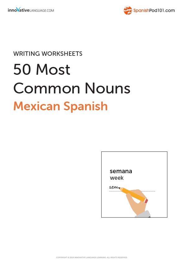 Educational resource on using "el" and "la" with Spanish nouns Nouns in Spanish worksheet for fourth graders focusing on gendered articles