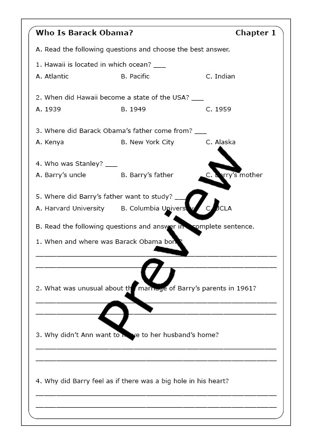 Barack Obama life timeline educational activity for second graders 19 Second grade worksheet featuring a historical timeline of Barack Obama for counting and sequencing practice