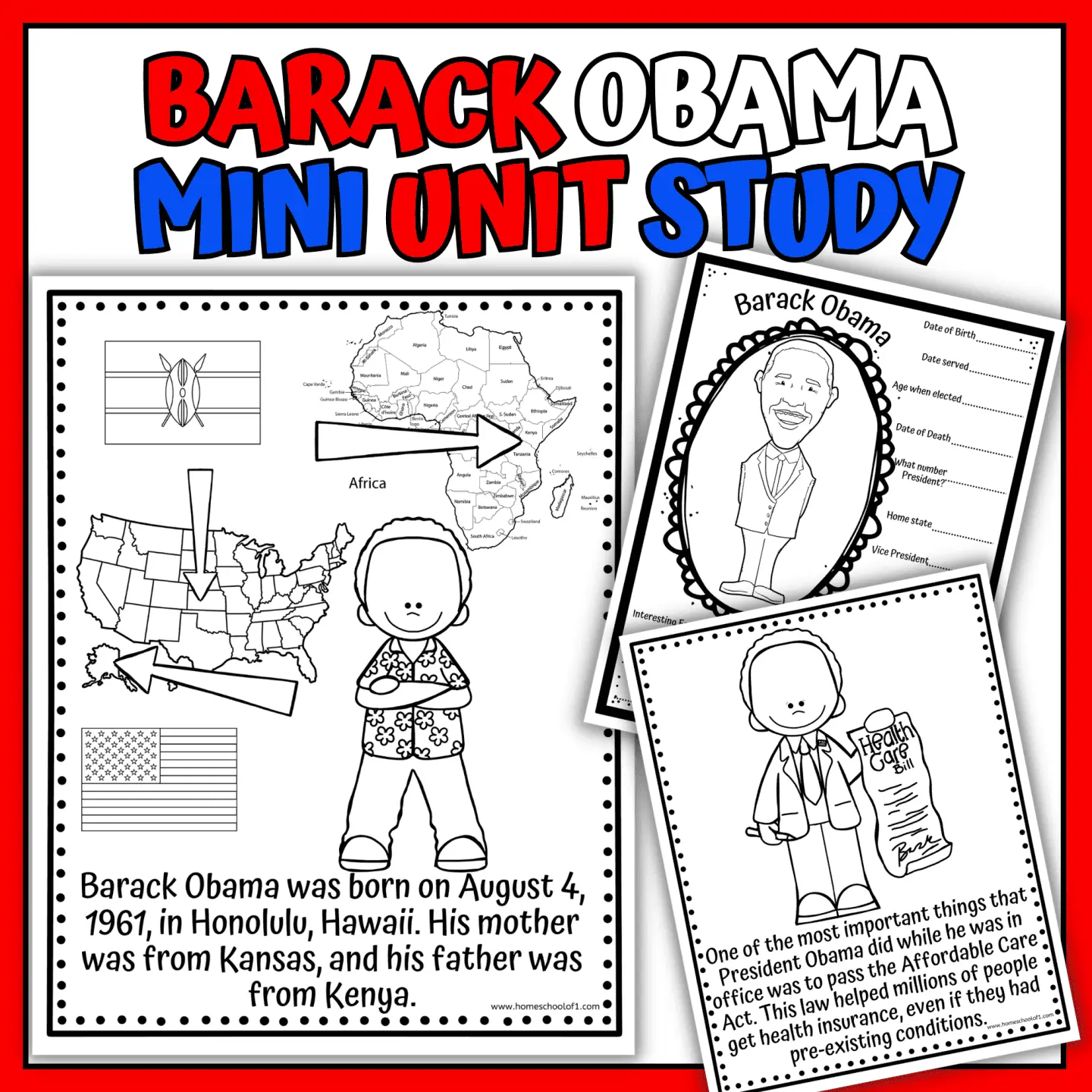 Barack Obama Life Events Activity for Elementary Timeline Learning Timeline showing Barack Obama's major life events and presidency milestones for second grade students
