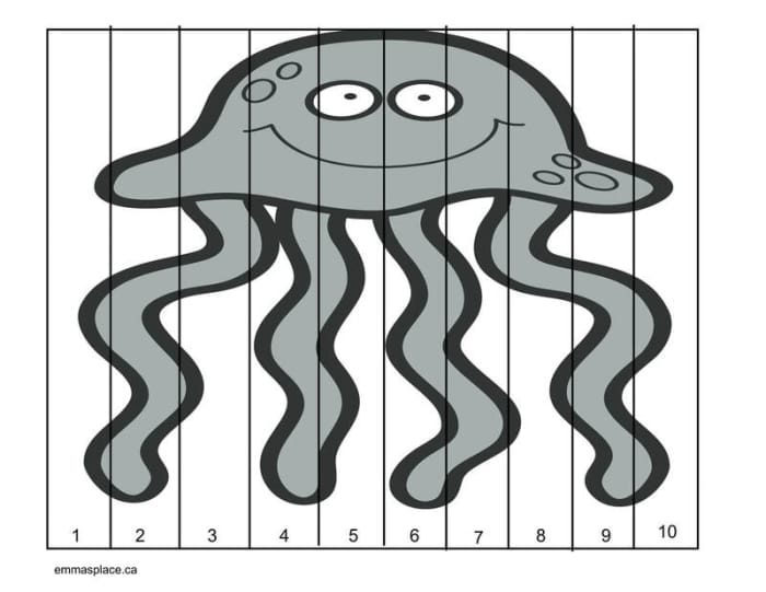 Engaging ocean habitat creation worksheet for pre-K kids to enhance their learning through art Colorful cut-and-paste ocean worksheet designed for preschool children to explore marine life