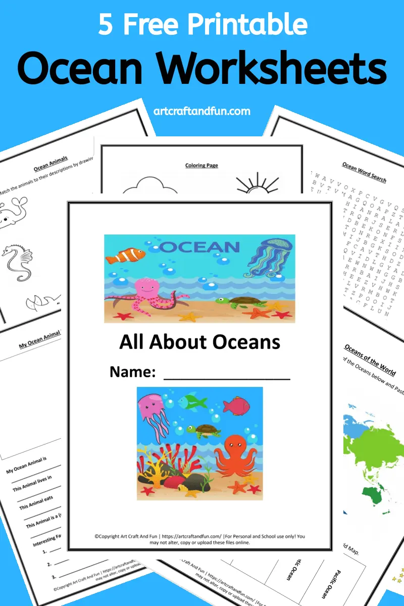 Third grade student completing a worksheet about ocean life main ideas and supporting details