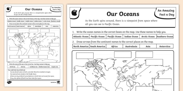 Third grade math puzzle worksheet about ocean learning with main idea and supporting details practice for nonfiction text comprehension