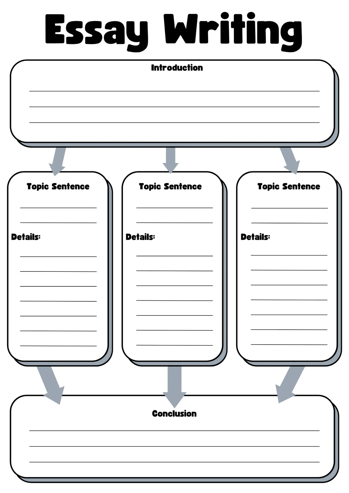 Opinion Essay Mixed Up Essay Worksheet Number 24 Fourth grade student filling out a mixed up opinion essay graphic organizer worksheet