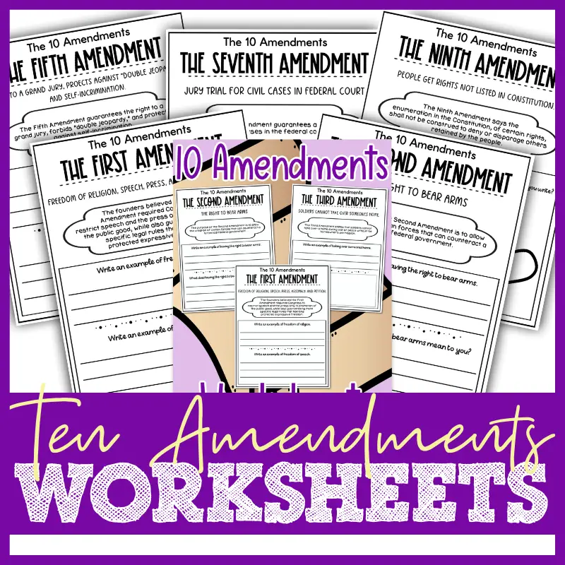 Engaging activity sheet for understanding constitutional rights and freedoms Worksheet promoting reflection on the First and Fourth Amendments for fourth graders