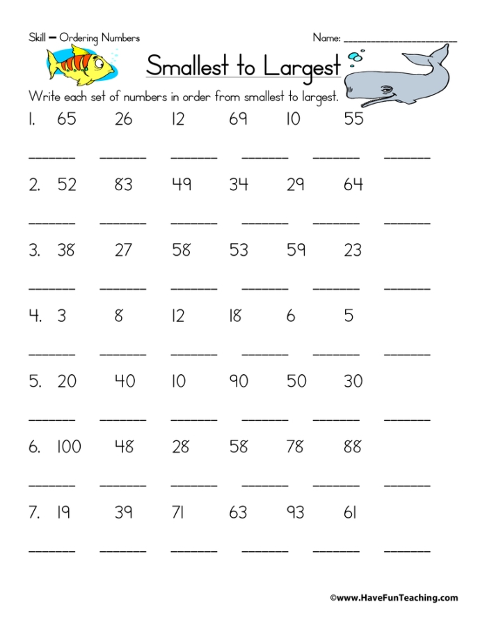 Fun activity to learn number sequences and counting for young children Worksheet for ordering numbers up to 10 with counting dots for Pre-K learners