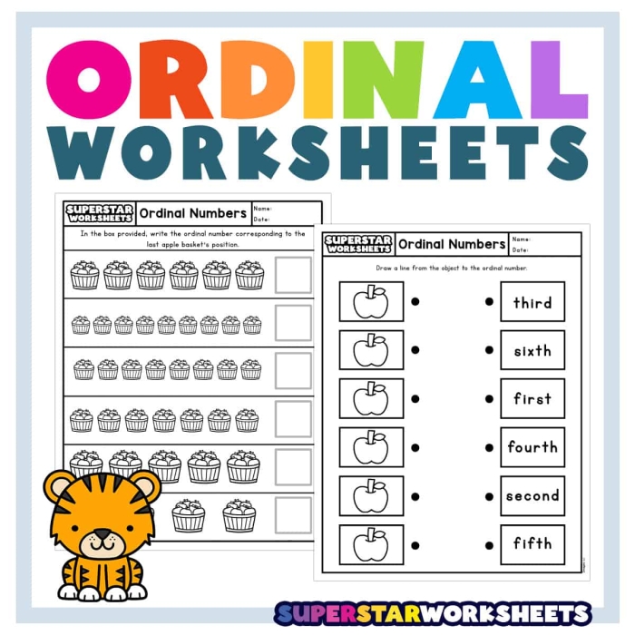 Ordinal Numbers Worksheet 15 Identifying Shaded Positions for First Grade Math First grade ordinal numbers worksheet focusing on identifying shaded positions for subtraction practice