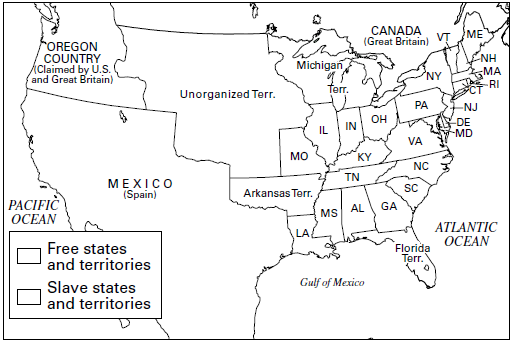Detailed illustration of the Oregon Trail used in the "Wagon Train of 1843" worksheet Oregon Trail map highlighting the route taken by the Wagon Train of 1843 for fourth-grade students