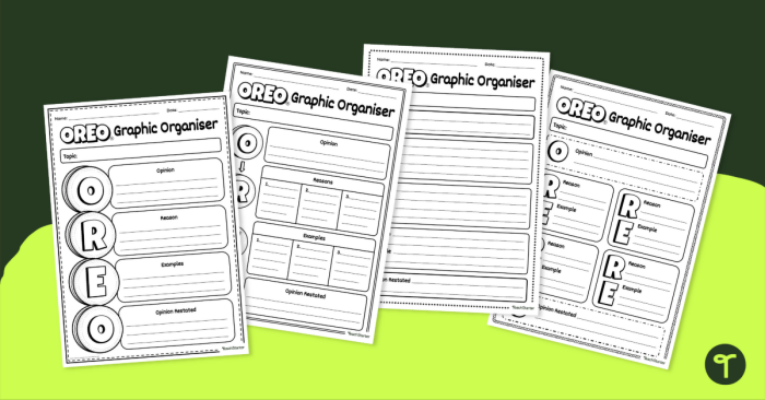 Oreo Persuasive Writing Worksheet for Grade 4 Students 18 Fourth grade students practice persuasive writing techniques using an Oreo themed worksheet