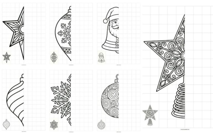 Learning Symmetry Owl Worksheet for Second Grade Geometry 2 Second grade student completing an owl drawing on a grid to practice symmetry skills