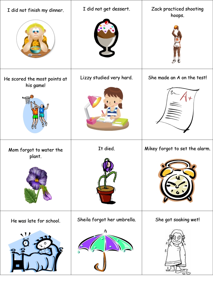Pair the Cause and Effect worksheet for second graders showcasing sentence relationships