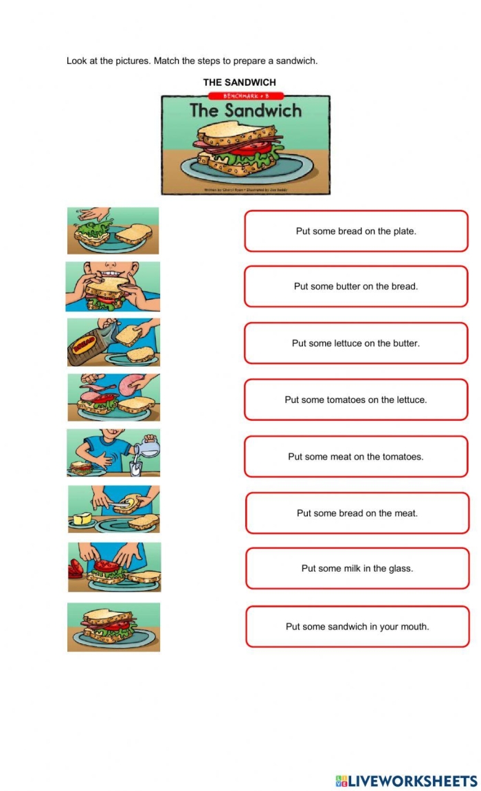 Fourth grade students filling out a Paragraph Sandwich graphic organizer worksheet