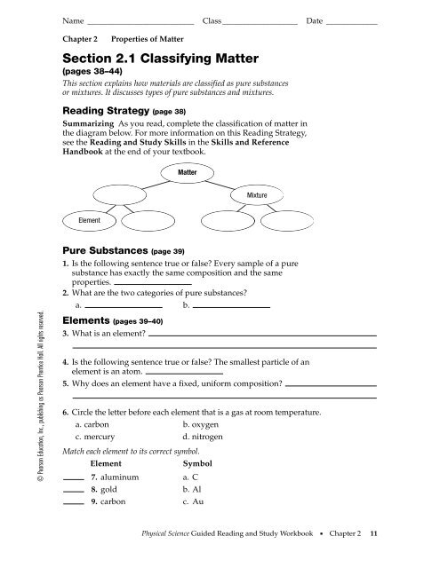 Classifying Matter Using Particle Models 2 Worksheet Image 3 Sixth grade science worksheet featuring particle model diagrams for classifying matter
